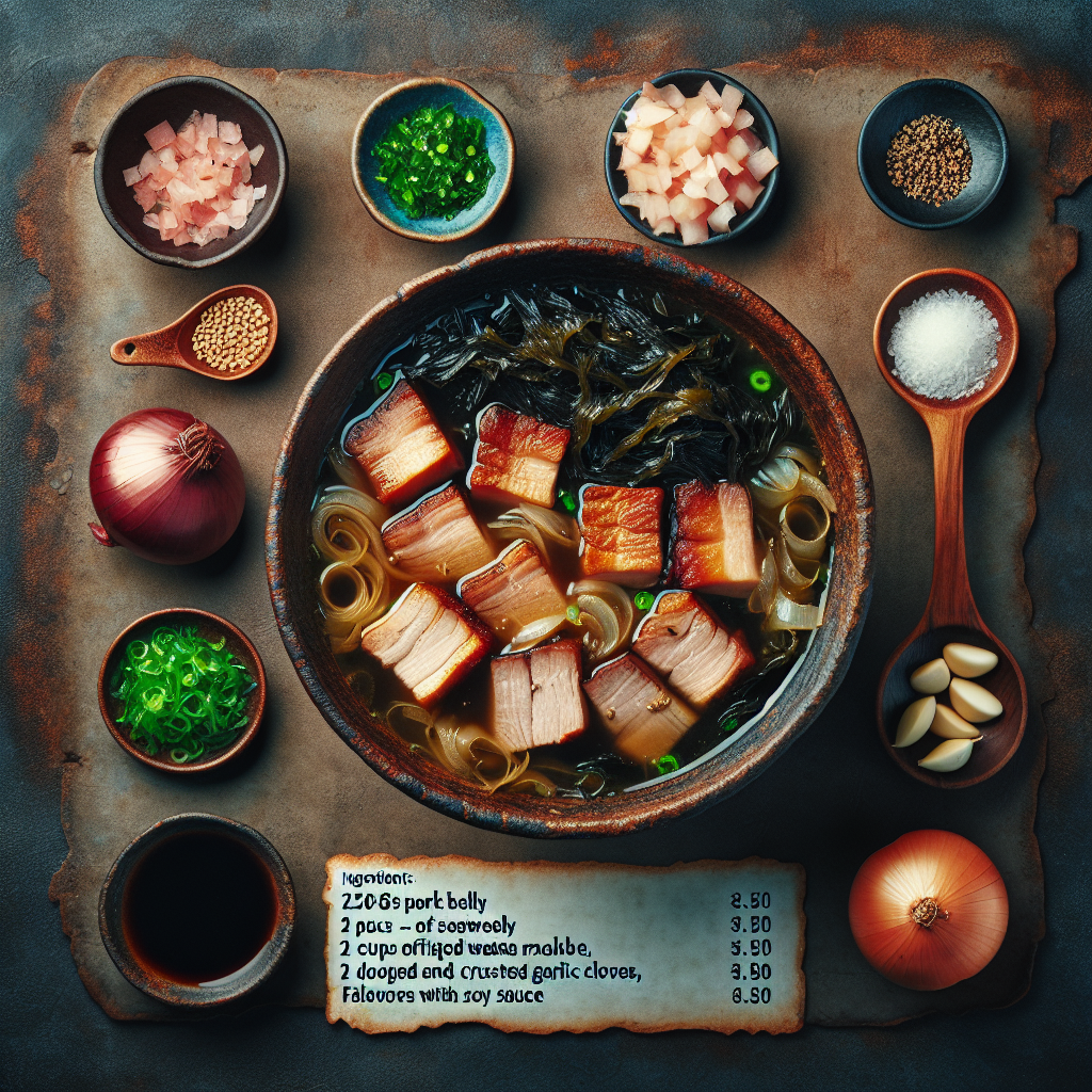 Pork and Seaweed Soup